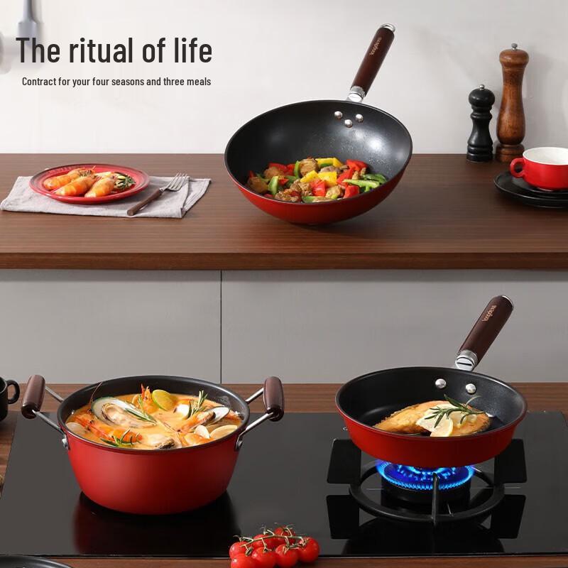 Dragon Fine Iron Non-stick Cookware Set