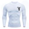Comfortable Fitness T-shirt Men Guts Griffith Graphic Breathable Slim Fit Top Summer Gym Jogging Training Elastic Fitness Suit