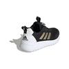 Adidas ActiveFlex BOA 3.0 Boa Fabric Comfortable Slip Resistant Low top Kids' Running Shoes Black Gold Kids' IG0588