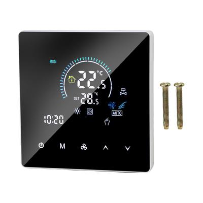 Air Conditioning Floor Heating Thermostat IP20 Touchscreen Color Display WiFi Smart Programmable