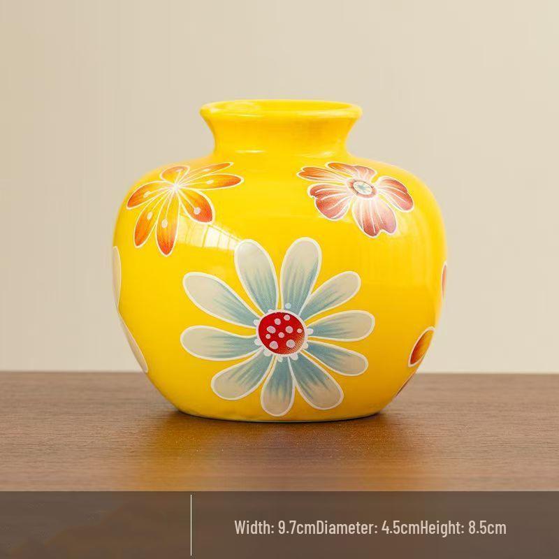 Antique Blue and White Chinese Porcelain Vase - European & American Handicraft for Flower Arrangements