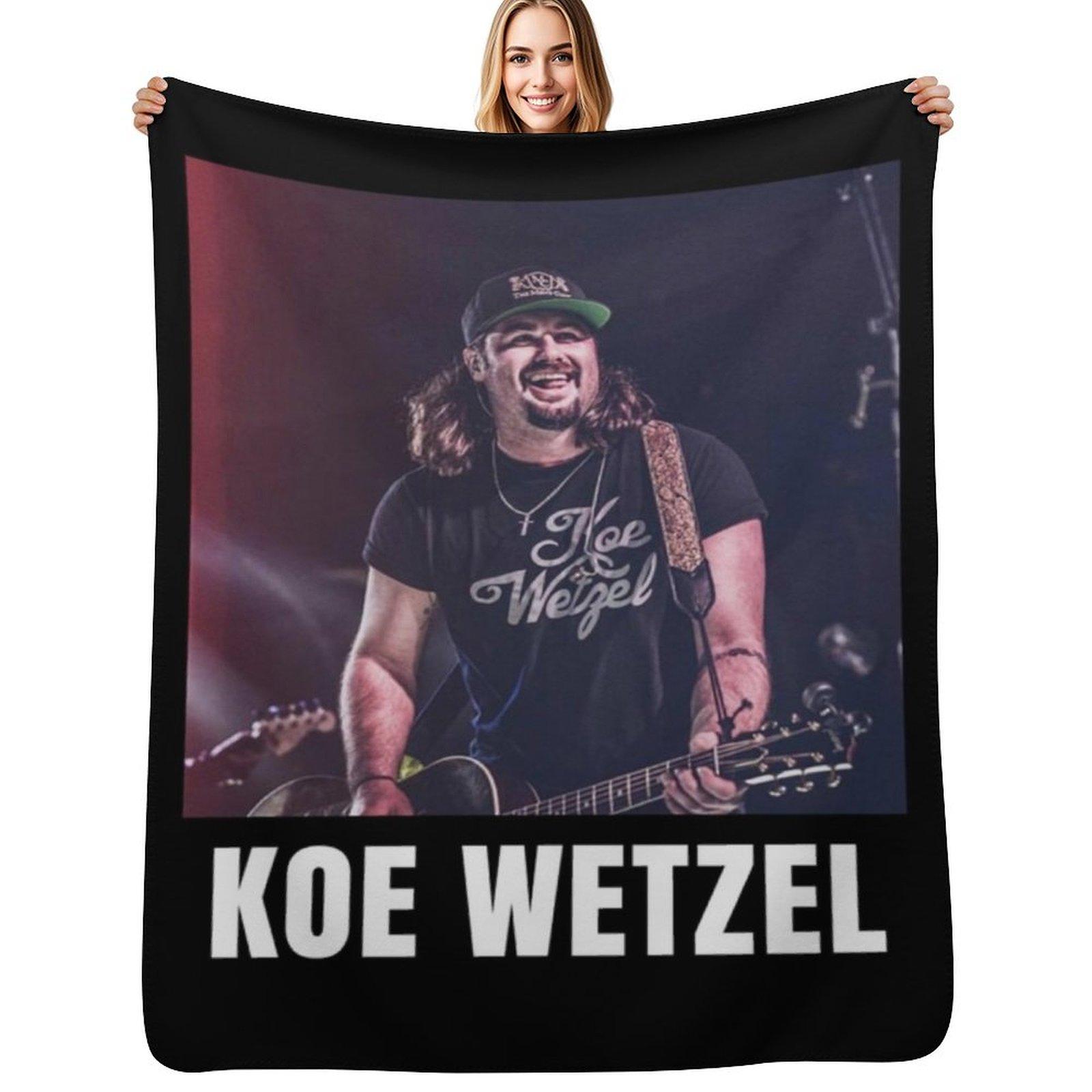 Koe Wetzel Throw Blanket Multi Purpose Soft Warm Blanket for Home Travel Size: 75*100cm, Weight: 230 GSM