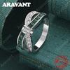 CopperZircon Interlaced Multicolor Ring For Women - Exquisite And Lovely Wedding Party Jewelry