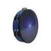 Tamboerijn 8 inch handpercussie-instrument met belletjes voor kinderen en volwassenen, blauw