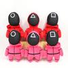 Squid Game Red Guard Worker Staff Plush Toys Front Man 001 456 218 Doll Stuffed