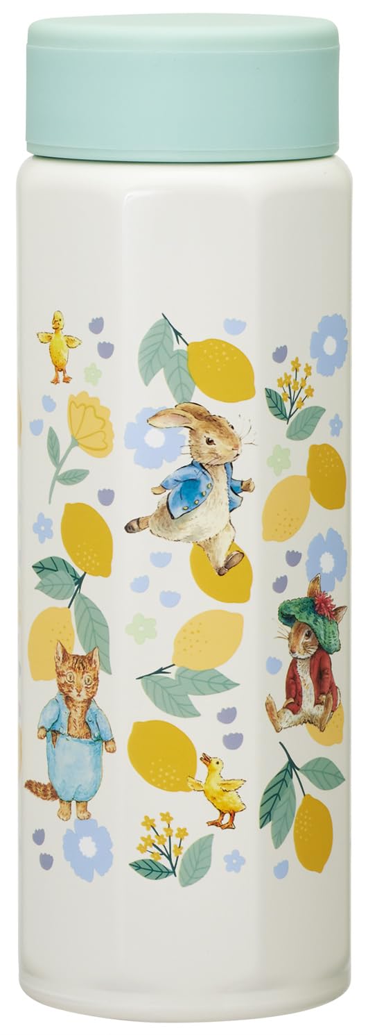 

Skater Octagonal Stainless Steel Peter Rabbit Citron Mug, 500ml, Insulated, Design, STO5-A