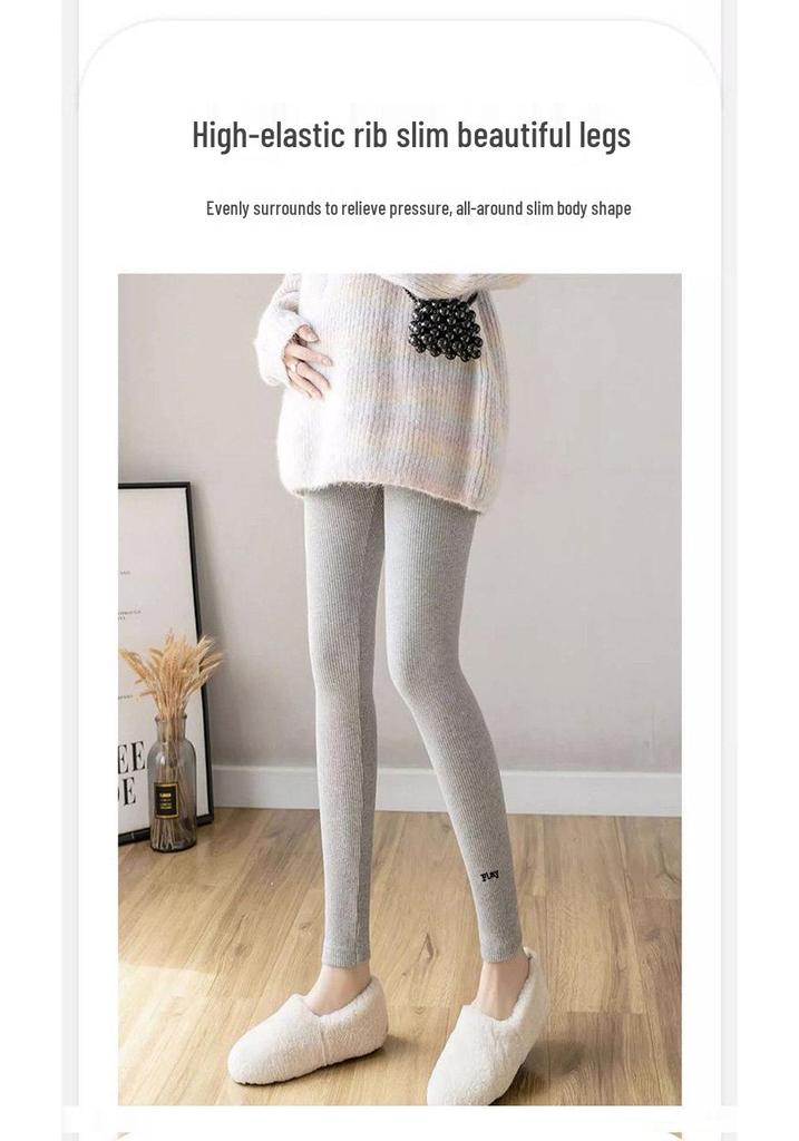 Spring 2026 Plus Size Petite Maternity Pants - Casual, Non-Constricting Base Layer