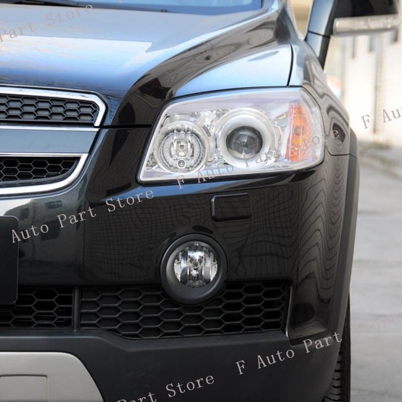 For Chevrolet Captiva 2008 2009 2010 Front Bumper Fog Light Lamp Frame Cover Foglight Foglamp Trim Lid Bezel