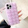Heart-Shaped Glitter Phone Case with Suction Cup for Apple 17 PROMAX, Trendy 16ins Style 14PRO, Creative 15 Semi-Transparent