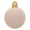 Velvet Inflatable Ornaments Balls Outdoor - 24 Inch Large Inflatable Christmas Balls, Reusable Blow Up Christmas Ornaments, Inflatable Xmas Decor for