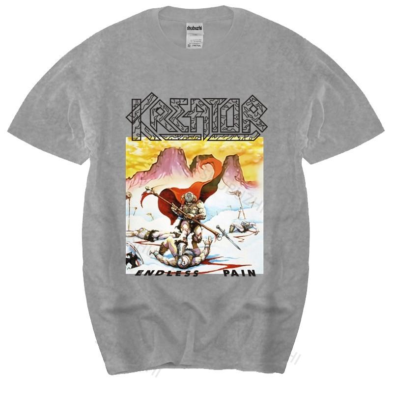 cotton tshirt men summer tees KREATOR ENDLESS PAIN THRASH DESTRUCTION SODOM CORONER RAGE fashion brand teeshirt homme tops