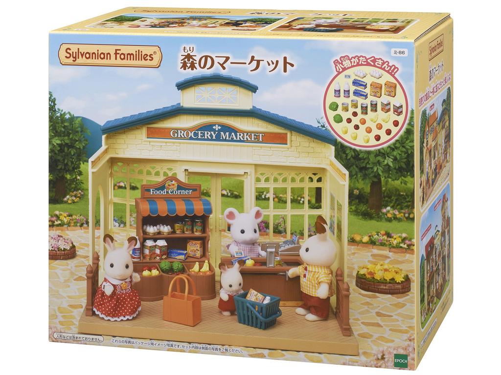 Sylvanian Families Shop [Forest Market] Mi-86 ST Mark Certified Ages 3+ Toy Dollhouse Sylvanian Families Epoch Co., Ltd.