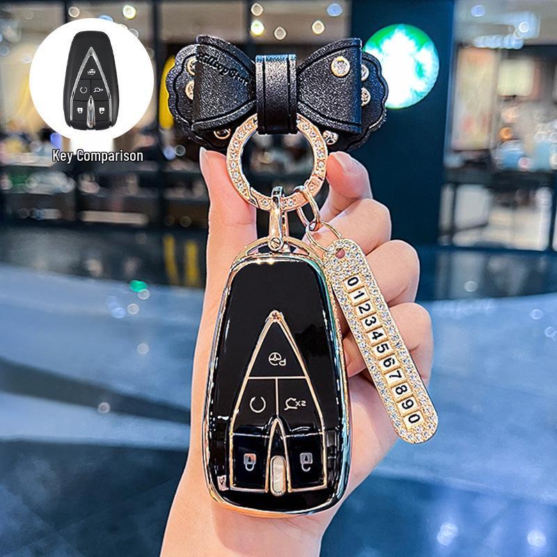Changan Car Key Case for CS75Plus, CS55Plus, Eado, CS35Plus, X5 - Unisex