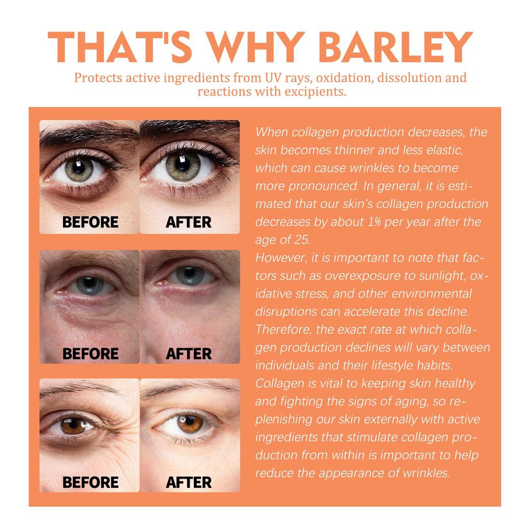 OUHOE Moisturizing Capsule Essence Hydrates and Moisturizes, Firms Neck Skin Wrinkles, Brightens Skin, Suitable for Face 30ml/box