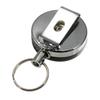 Keychain Card Badge Holder Anti-theft Elastic Rope Retractable Belt Clip Pull Key Ring for Gifts