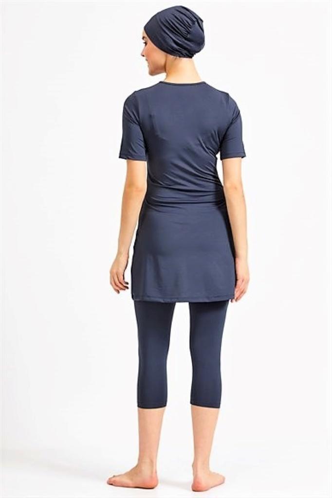 Muslimischer, bescheidener, islamischer Burkini-Badeanzug für den Strand, Bademode, Hijab, Strandmode, Badeanzug 