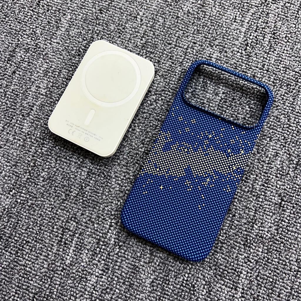 Slim Frameless Carbon Fiber Pattern For Magsafe Magnetic Case For iPhone 17 Air 16 15 14 13 12 Pro Max Plus Plastic Bumper Cover