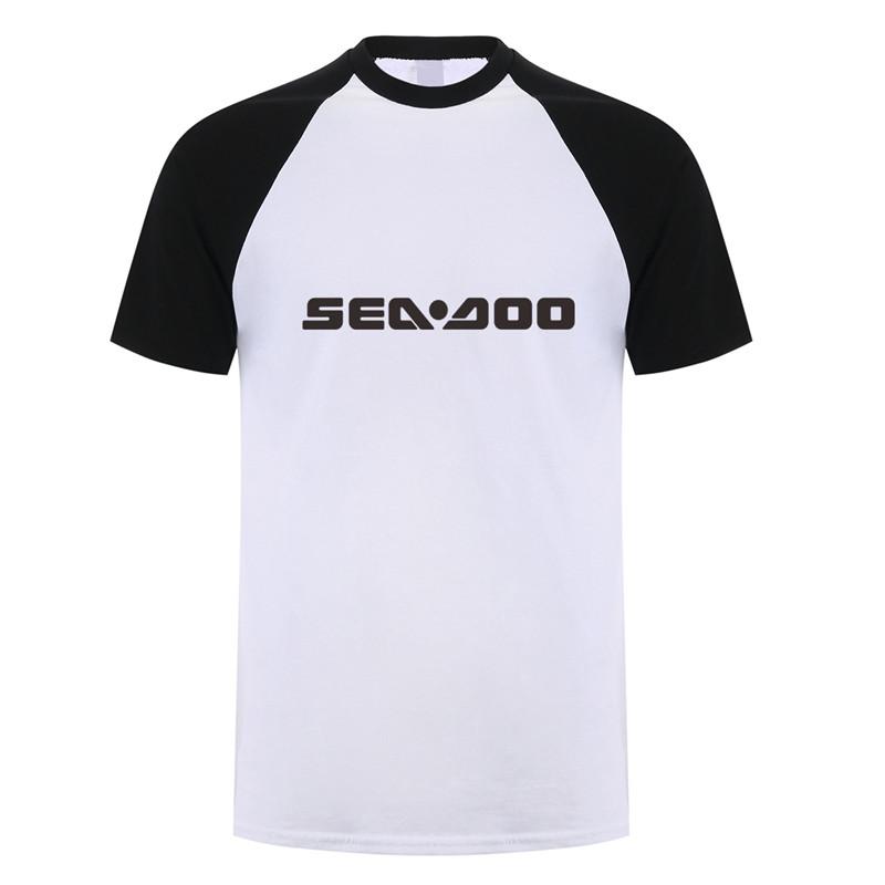 Seadoo T Shirts Summer Short Sleeve Cotton Sea Doo Seadoo Moto Tshirt Unisexs Tshirt Tops Tees Lh079