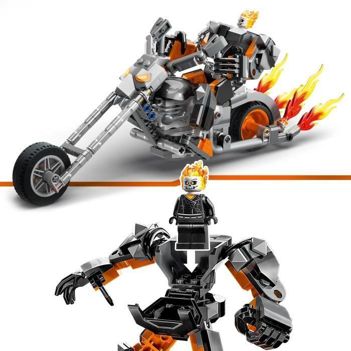 LEGO® Marvel 76245 Robot i Motocykl Ghost Ridera, Zabawka z Figurką Superbohatera