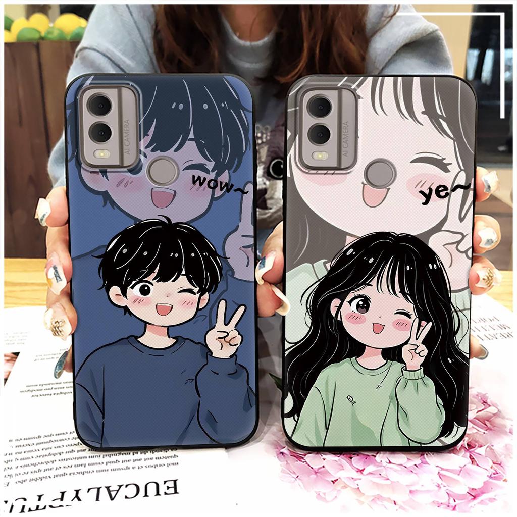 Cartoon Protective Phone Case For Nokia C22 Back Cover Phone Pouch Soft Case Anti-knock Durable Anti-dust Fashion Design