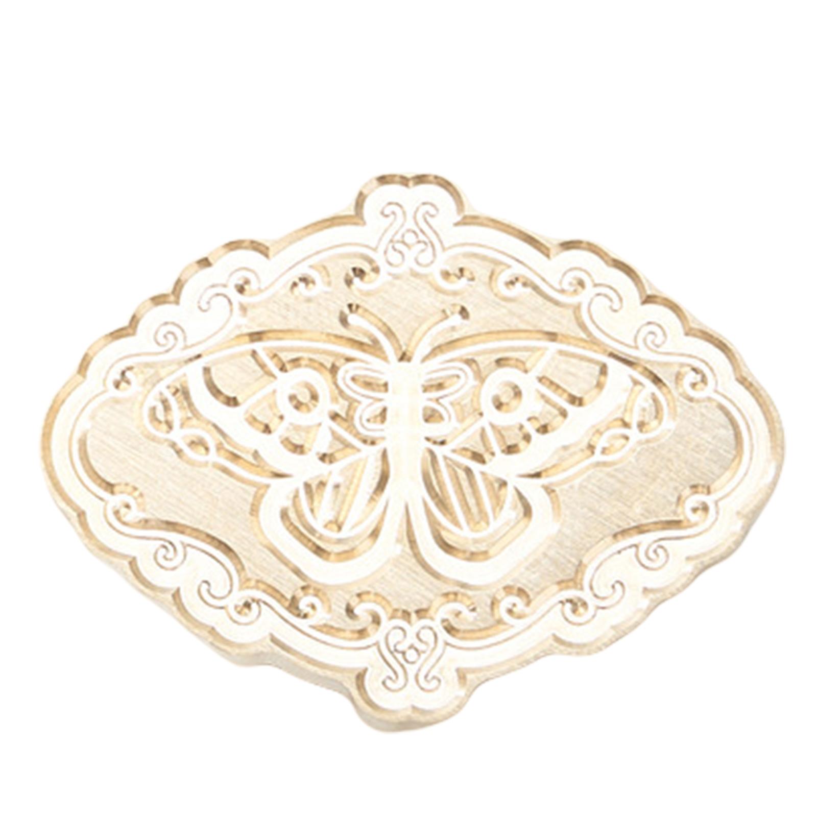 

Прекрасный штамп для сургуча с животными, серия «Бабочки», штамп для восковой печати, штамп с латунной головкой для открыток, скрапбукинга, украшения 2