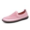 Women's Handmade Mesh Sneakers Slip On Loafers Breathable Casual Shoes Flats Summer