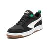 Puma Rebound V6 Low 75 Years Fabric Synthetic Leather Low Top Sneakers Unisex Sneakers Black White 392484-01
