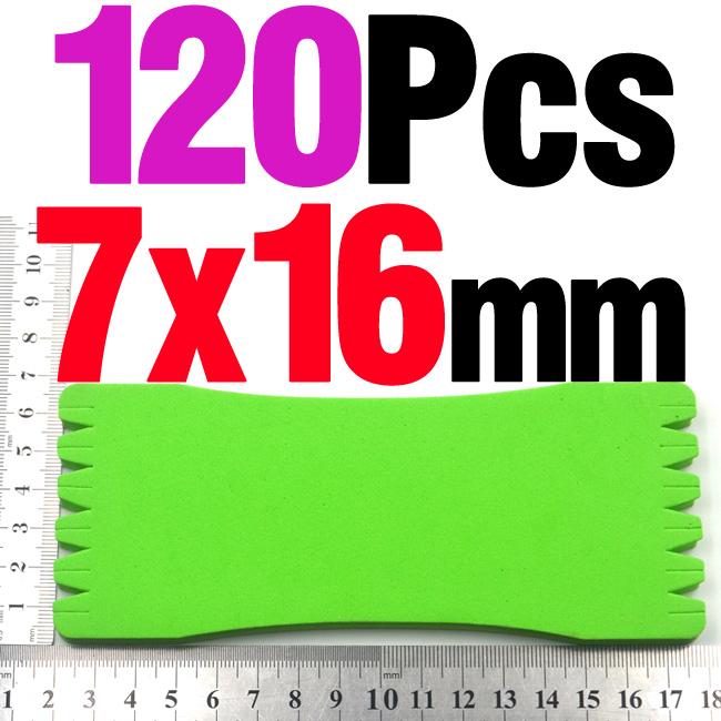 MNFT 120Pcs/Lot Fishing Line Plate Winding Board EVA Foam Wrapper Hanging Fishing Gear Accessory Winding Trace Wire Holder