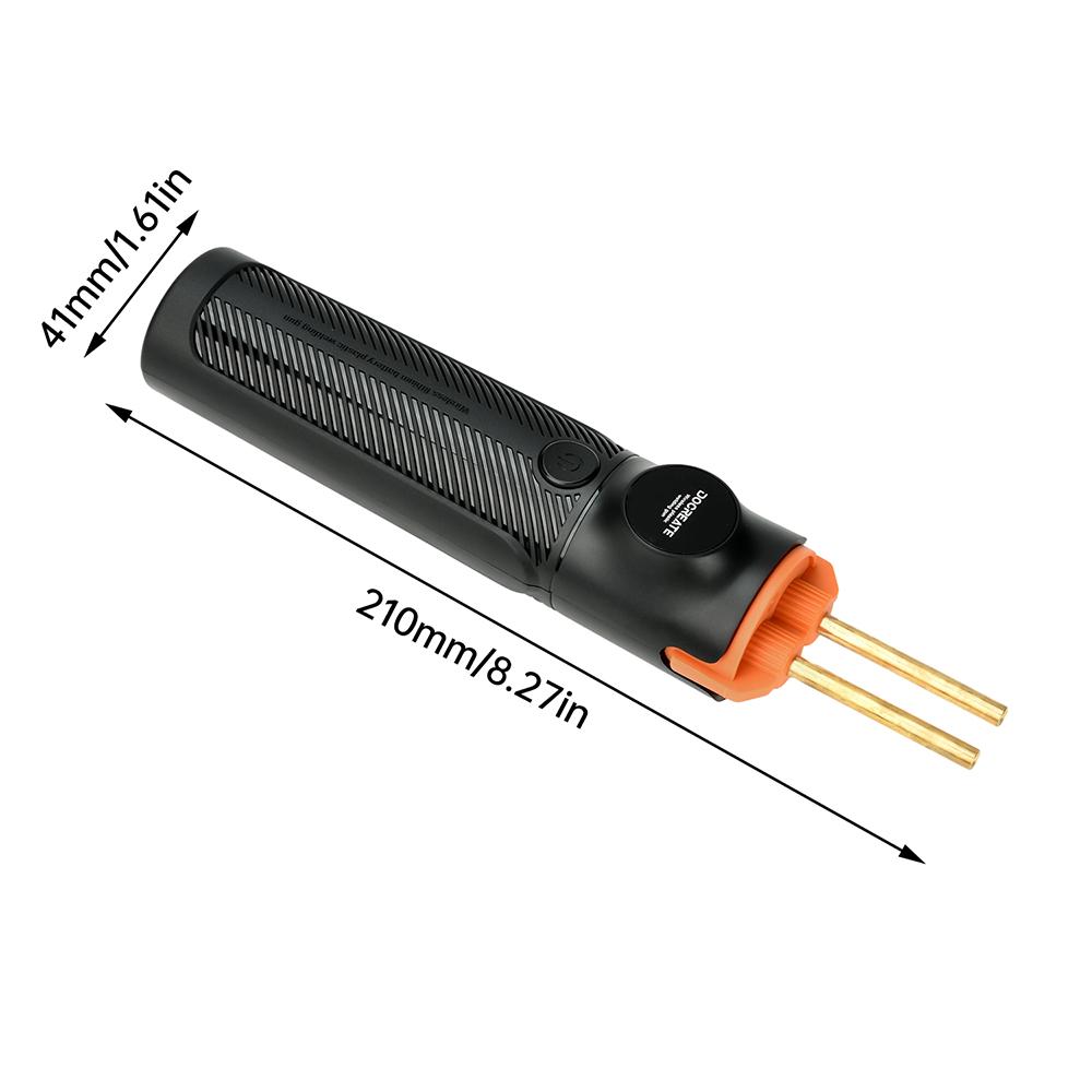 5000mAh Cordless Plastic Welder Type-C Rechargeable Plastic Welding Machine 400PCS Needles Heat Stapler Bumper Repair Kits