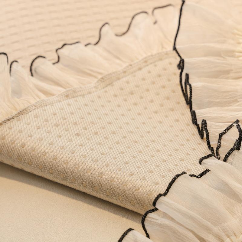 Light Luxury High-End Sofa Cushion Universal In All Seasons  New Cream Wind Special-Shaped Irregular Straight Row Cover Cloth Seat Cushion