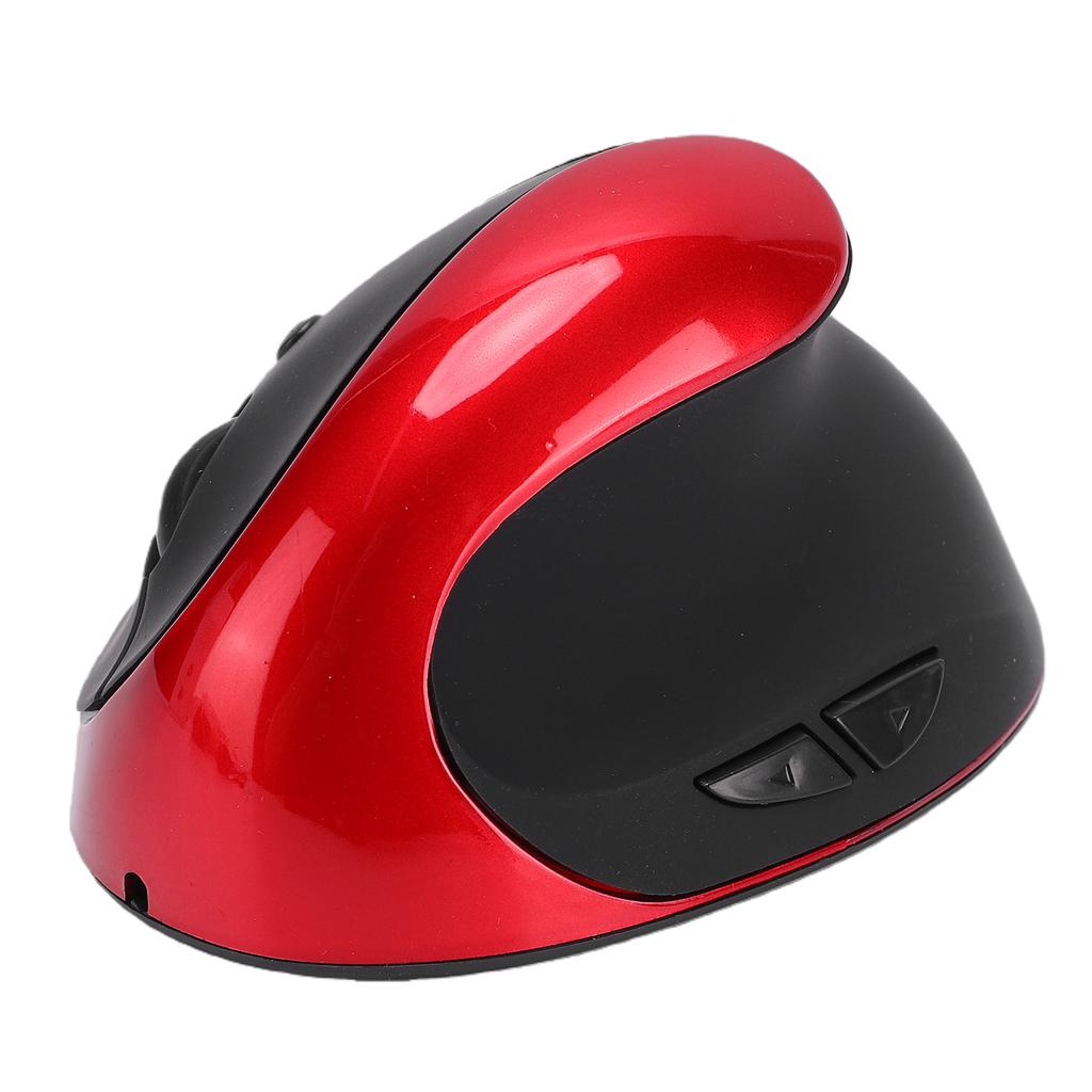 Wireless Vertical Mouse 2.4GHz 3 DPI Adjustable Optical Rechargeable Vertical Ergonomic Mouse with 6 Buttons USB