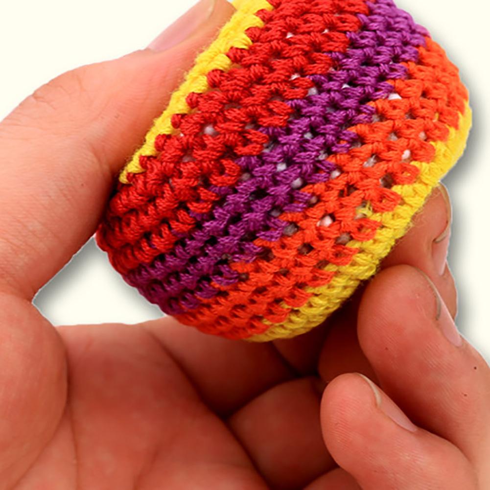 Outdoor Kids Woolen Yarn Sandbag Knitting Balls for Children Game