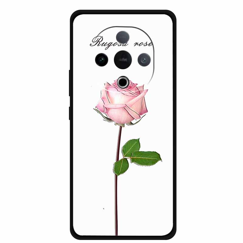 For Vivo Y300 5G Case 3D Emboss Flower Black Silicone Soft Back Cover Case For Vivo Y300C 2025 Phone Case 6.77" Coque Shell Para