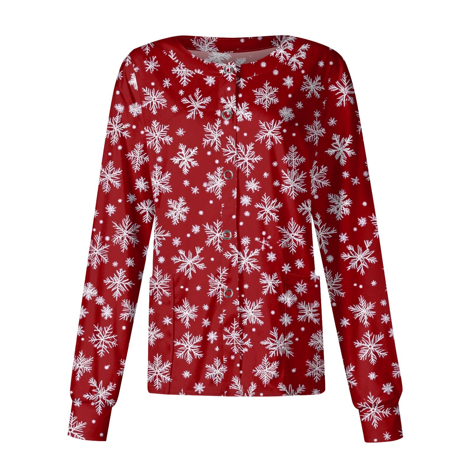 

Женский однобортный защитный комбинезон с длинным рукавом и карманом, рабочий воротник-стойка, однобортный защитный комбинезон, куртка-кардиган, топ XL арбуз красный