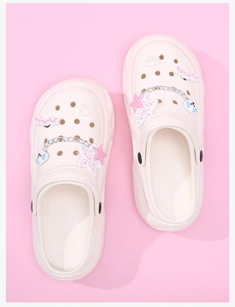 Women's Thick-Soled Height-Enhancing Sandals: Cute, Non-Slip, Breathable, Deodorizing Summer Slippers