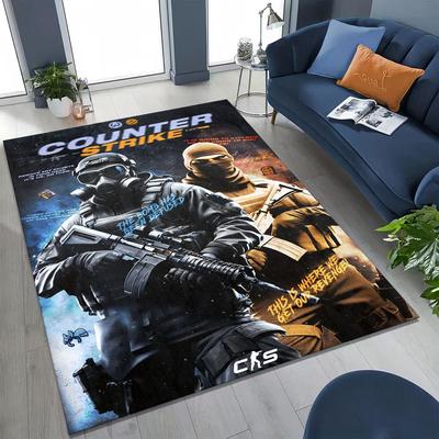27 Style CS GO Game Counter Strike Gamer Rug for Bedroom Living Room Sofa Home Doormat Decor, Large Kid Play Non-slip Floor Mat