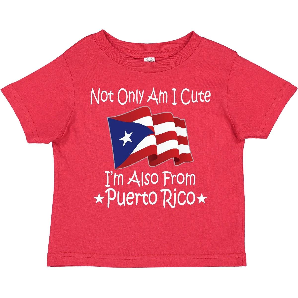 

Inktastic Cute Puerto Rico Pride Toddler T-Shirt Childs Clothing Clothes Month 150