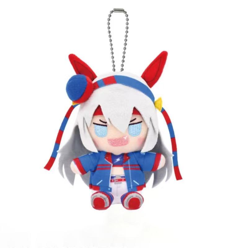 Nová hra Uma Musume Pretty Derby Plyšová Kawaii Anime Doplňky Symboli Rudolf Oguri Čepice Tamamo Cross Plyšáci 10cm Přívěsek Panenka