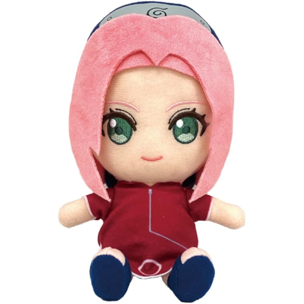 Naruto Chibi Sakura Plush Toy Boys Edition Soft Stuffed Animal 20cm