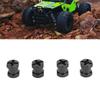 4PCS RC Wheel Hex Spacers 12mm Dia 15mm Length Hex Hub Extenssion with Metal Locking Lug Nut and Lock Pins for RC Cars