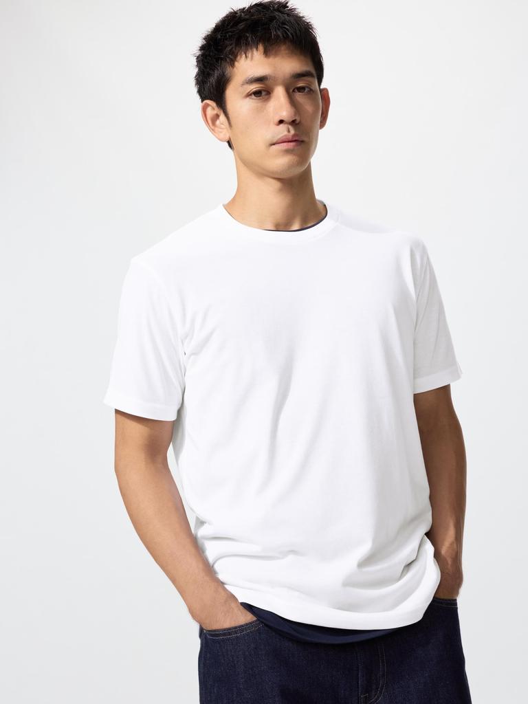 Uniqlo Japan Dry Color Crew Neck T shirT  shorT Sleeve 