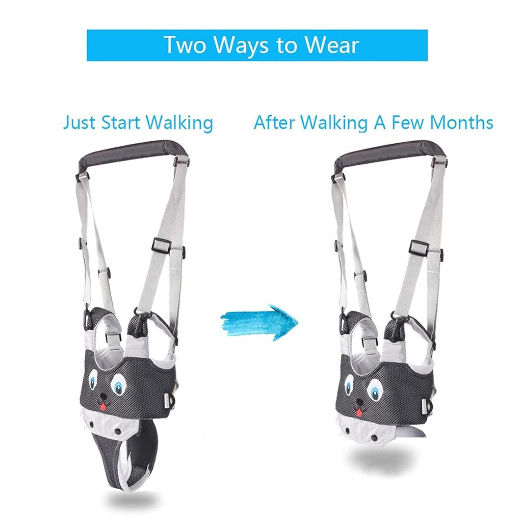 IULONEE Baby Walker, Handheld Kids Toddler Walking Harness Helper Assistant Protective Belt Child Activity Walker Adjustable Standing Up Walking