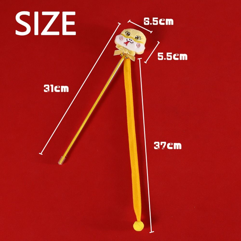 Plush Interactive Cats Teaser Portable Snake Tassel Cat Stick Cat Teaser Wand Relieve Boredom