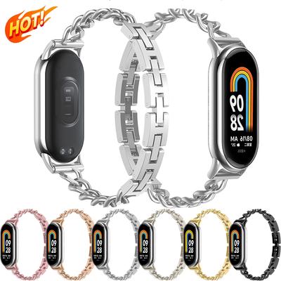 Curea subțire din oțel inoxidabil pentru xiaomi mi band 10 9 8 Înlocuire curea pentru miband 10 9 8 Brățară NFC Accesorii curea ceas