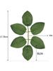 80/200 gab. Viltus lapas rožu rotājumiem Lielapjoma zaļās rožu lapas DIY kāzu pušķiem ballīšu rotājumiem Rožu vīnogulāju vainagu vītņu piederumi