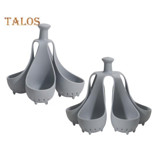 Suporte de Silicone para Cozinhar Ovos Livre de BPA Porta-Ovos para Cozinhar Aquecimento Uniforme Escorredor Secador Cesto para Cozinhar Ovos Capacidade para 4/6 Ovos Utensílio de Cozinha para Cozinhar Ovos