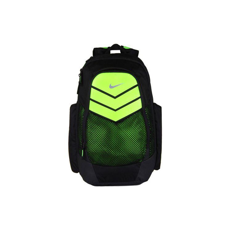 Nike Vapor Power Backpack Zipper Closure Polyester Backpack Unisex Backpacks Green BA5246-010 Green