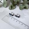 Silver Earrings with Natural Sapphire 4.405ct (2057574)