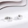 Shiny Sparkling Car Flower Ear Buckle Korean Style Simple Versatile Earrings