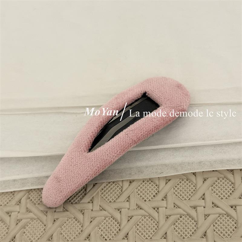 Retro and Simple Fabric Hair Clips for Elegant Side-parted Hair, Side-byside Hair Clips, Versatile Hair Accessories